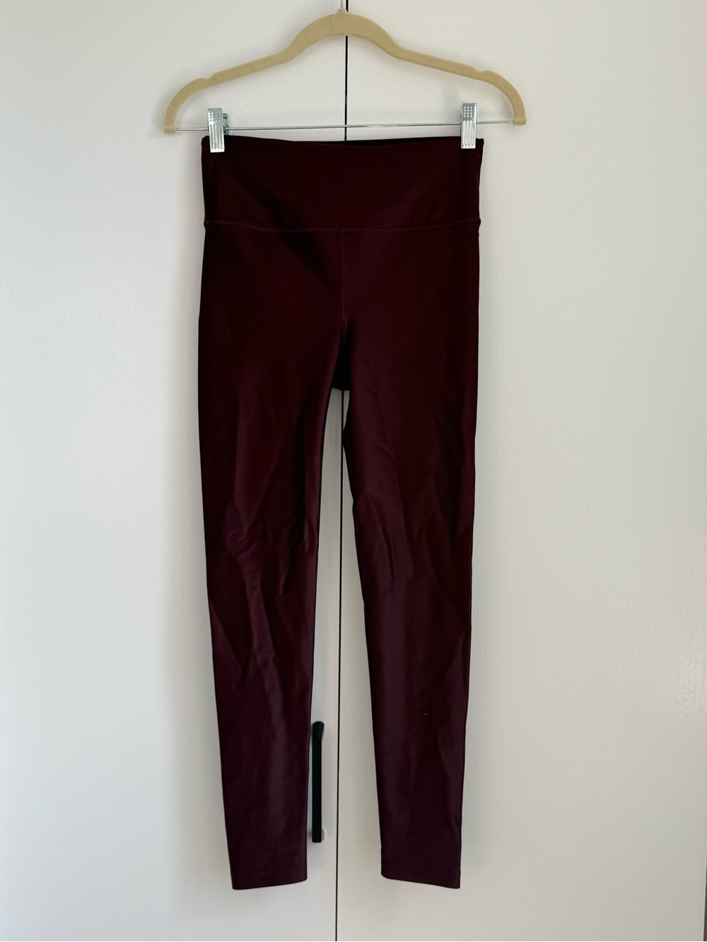 Noli High-Waist Burgundy Women's Leggings